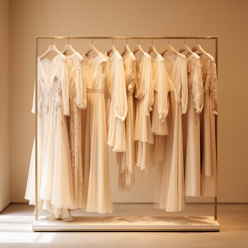 Elegant women's fashion garments